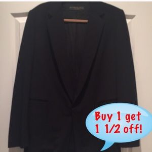 DONNA KARAN Designer Black Blazer